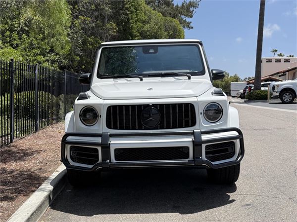 2022 Mercedes-Benz AMG G63 in Moonlight White Magno - exterior photo 7