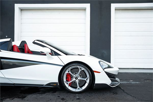 2020 McLaren 600LT Spider in White - exterior photo 12