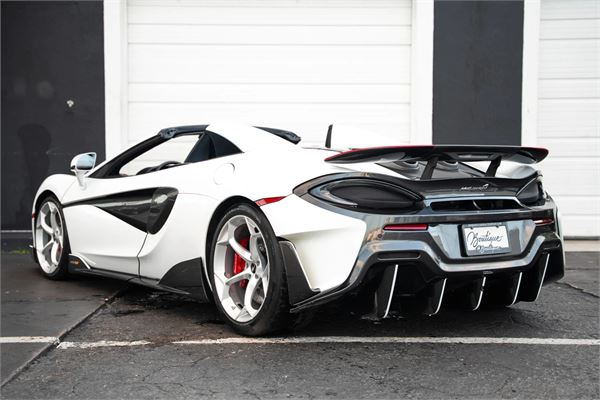 2020 McLaren 600LT Spider in White - exterior photo 4