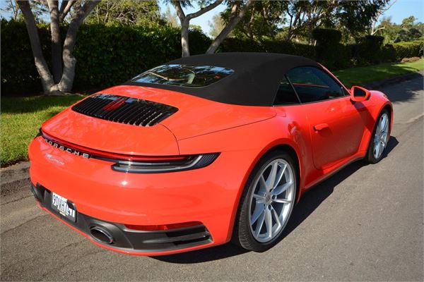 2022 Porsche 911 Carrera Cabriolet in Guards Red - exterior photo 7