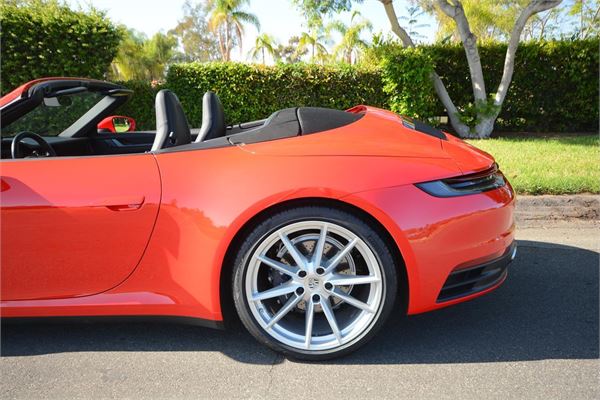 2022 Porsche 911 Carrera Cabriolet in Guards Red - exterior photo 4