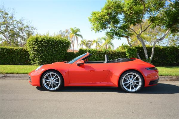 2022 Porsche 911 Carrera Cabriolet in Guards Red - exterior photo 2