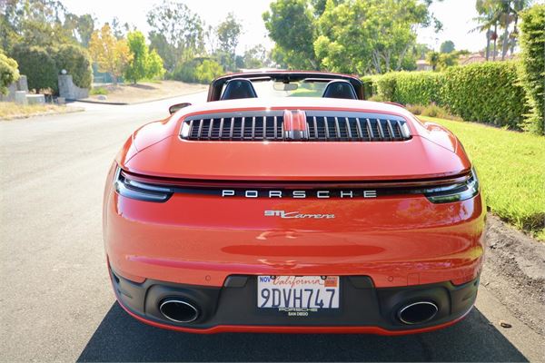 2022 Porsche 911 Carrera Cabriolet in Guards Red - exterior photo 6