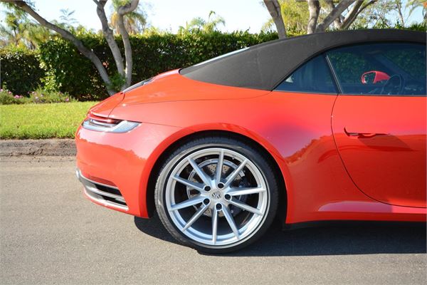 2022 Porsche 911 Carrera Cabriolet in Guards Red - exterior photo 9